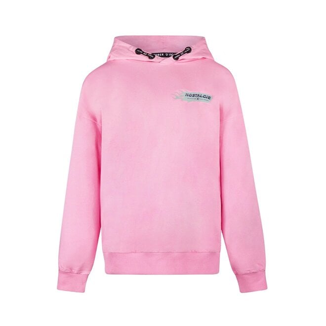 No Way Monday X JOB Dutchtuber hoodie lichtroze Nostalgie