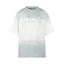 No Way Monday X JOB Dutchtuber loose fit T-shirt grijsblauw Nostalgie
