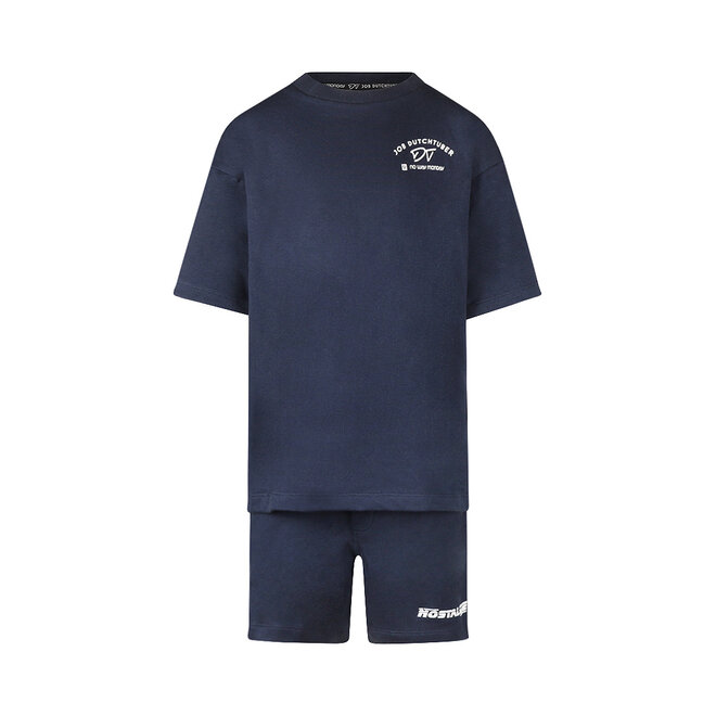 No Way Monday X JOB Dutchtuber set donkerblauw Nostalgie