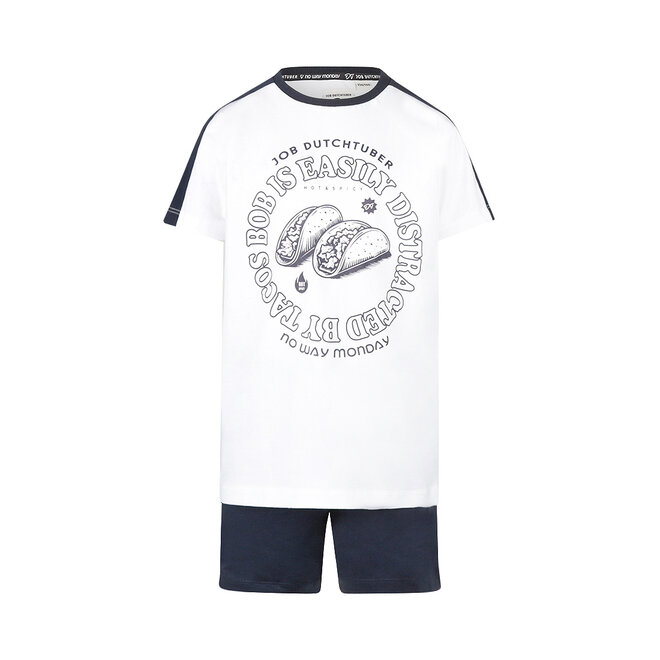 No Way Monday X JOB Dutchtuber pajama short set taco