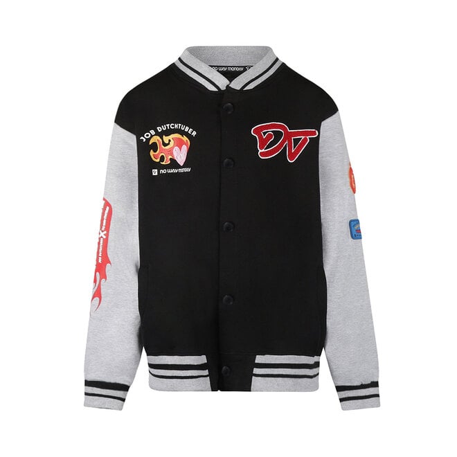 No Way Monday X JOB Dutchtuber baseballvest zwart
