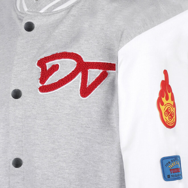 No Way Monday X JOB Dutchtuber baseball vest gray melange