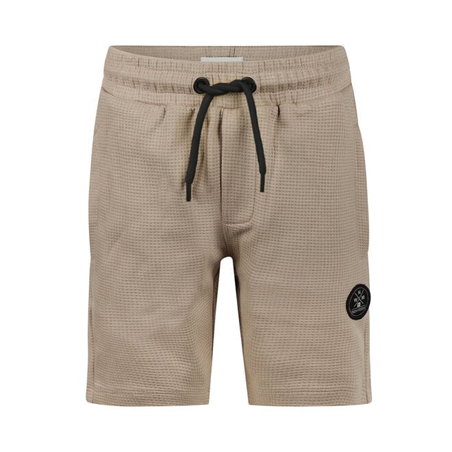 No Way Monday jongens jogging shorts zandkleur