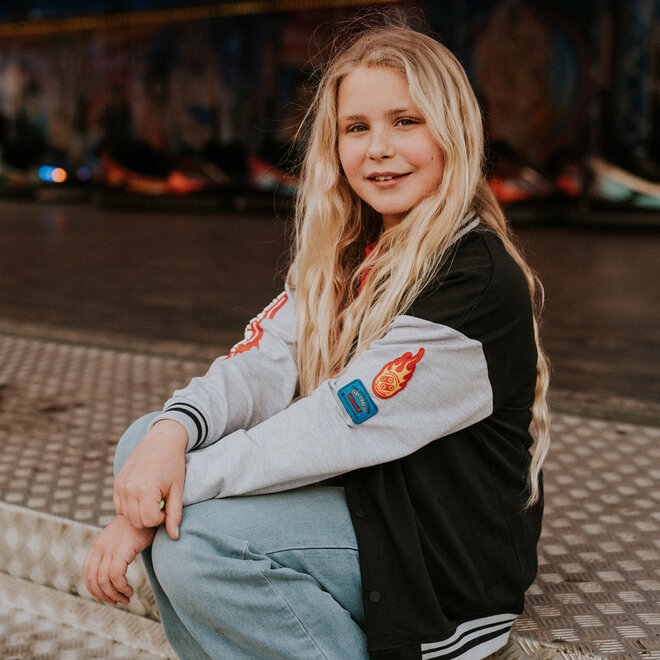 No Way Monday X JOB Dutchtuber baseballvest zwart