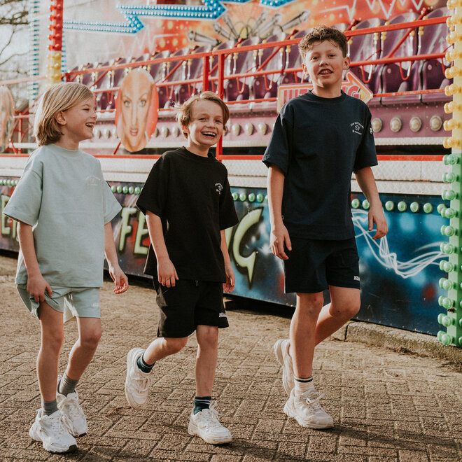 No Way Monday X JOB Dutchtuber set donkerblauw Nostalgie