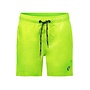 No Way Monday men's swim shorts, neon green, mid-length
