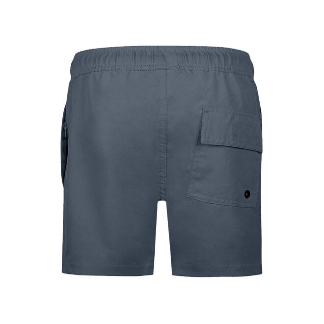 No Way Monday heren zwemshort donkerblauw mid length