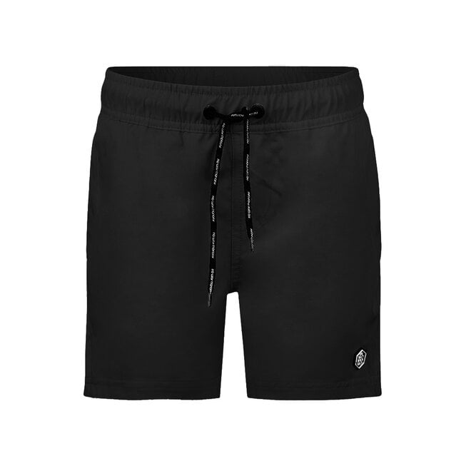 No Way Monday men's swim shorts, black, mid-length