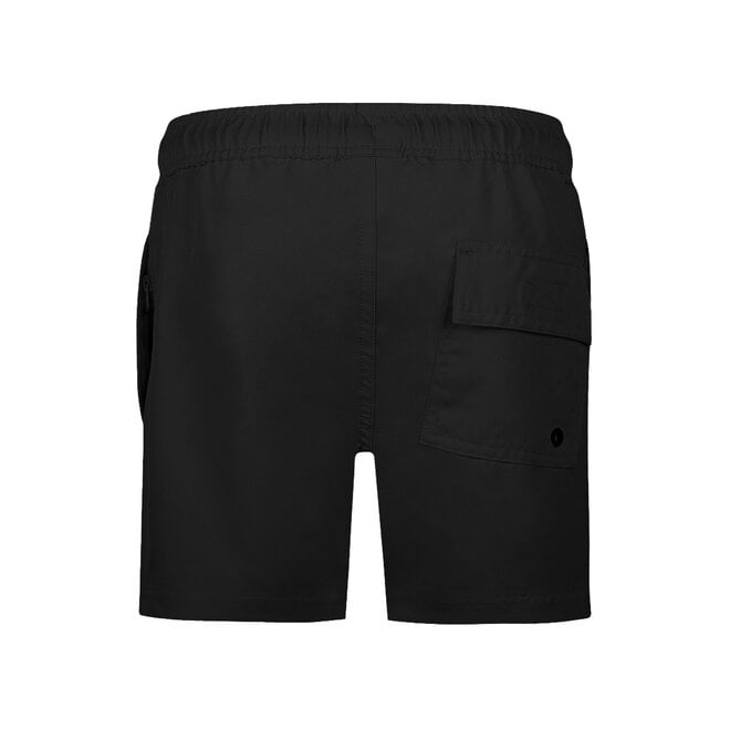 No Way Monday men's swim shorts, black, mid-length