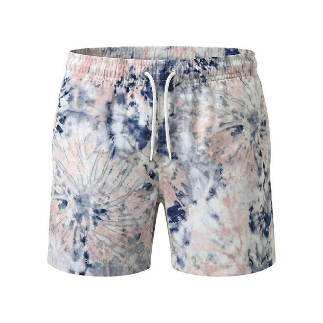 No Way Monday boys’ tie-dye swim shorts, mid-length, blue
