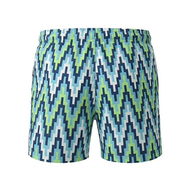 No Way Monday Jungen-Badeshorts blau-grün, mittellang