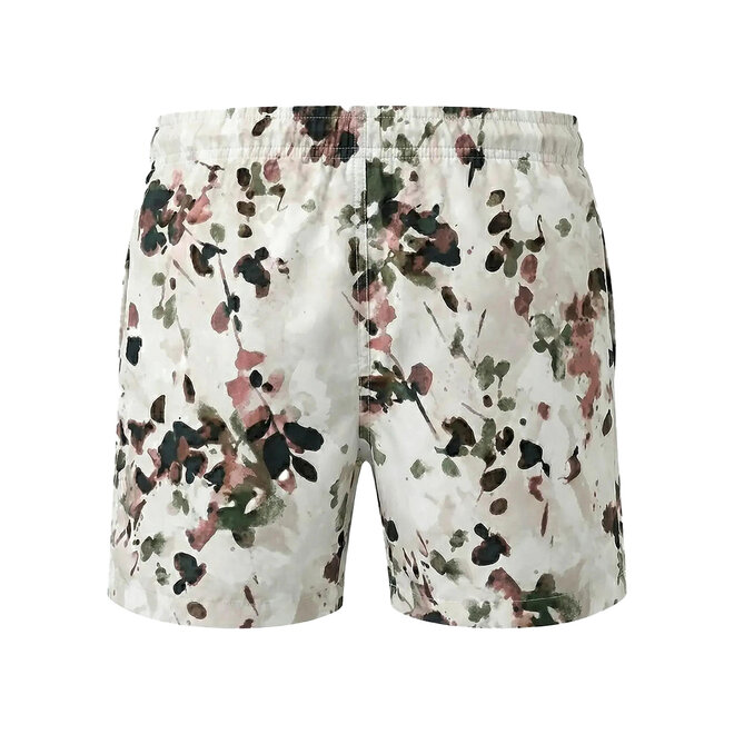 No Way Monday Jungen-Badeshorts grün-braun, mittellang