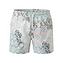 No Way Monday jongens zwemshort mozaiek blauw mid length