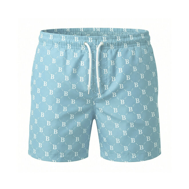 No Way Monday boys’ light blue swim shorts, mid-length