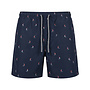 No Way Monday heren zwemshort donkerblauw boot mid length