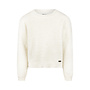 No Way Monday meisjes trui off white fluffy