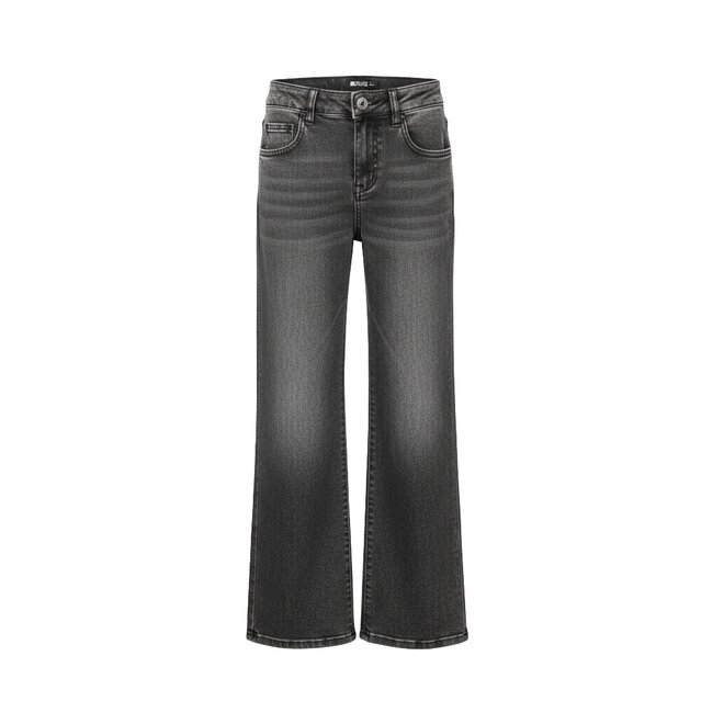 No Way Monday meisjes jeans grijs wide leg