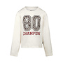 No Way Monday meisjes longsleeve off white print