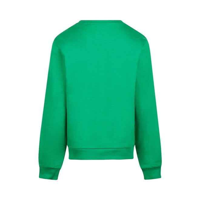 No Way Monday Mädchen-Pullover grün-rosa