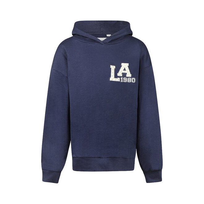 No Way Monday Mädchen-Hoodie in lockerer Passform dunkelblau LA