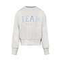 No Way Monday meisjes loose fit sweater lichtgrijs