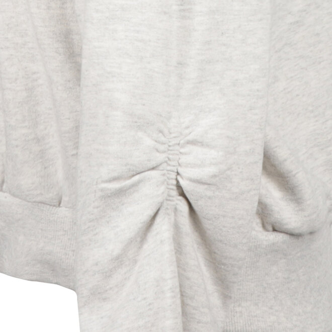 No Way Monday meisjes loose fit sweater lichtgrijs