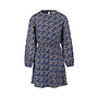 No Way Monday meisjes jurk blauw roze bloemenprint