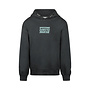 No Way Monday Jungen-Hoodie, dunkelgrau-mintgrün