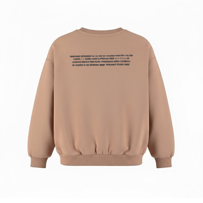 No Way Monday jongens sweater camel mountain