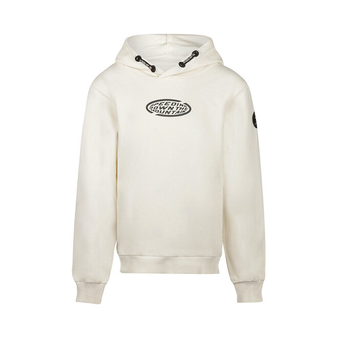 No Way Monday boys’ hoodie, off-white, mountain