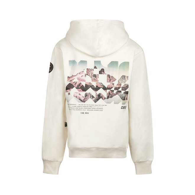 No Way Monday jongens hoodie off white mountain