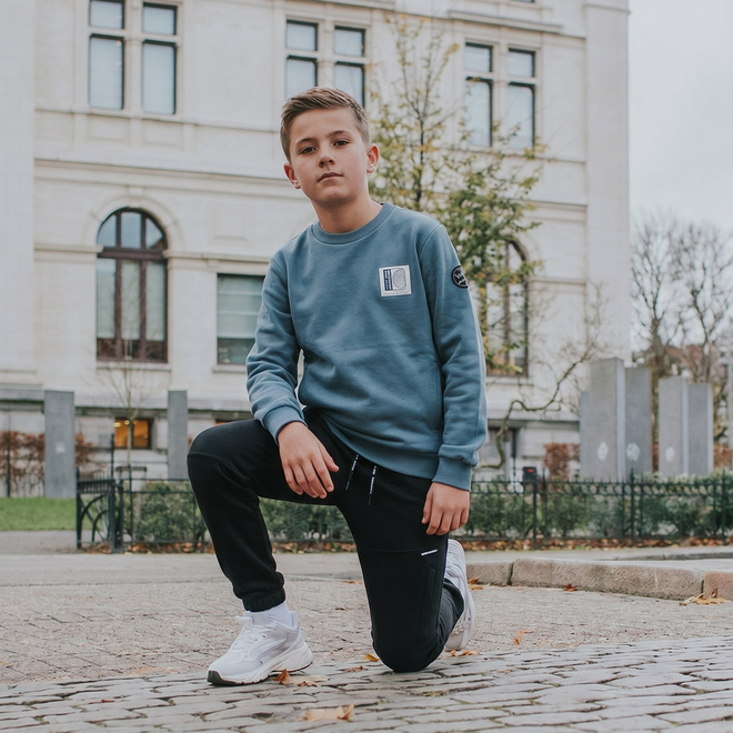 No Way Monday boys’ loose-fit jogging bottoms, blue