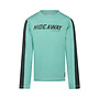 No Way Monday boys’ long-sleeved top, mint green and dark grey