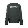 No Way Monday Jungen-Langarmshirt dunkelgrau mit Aufdruck