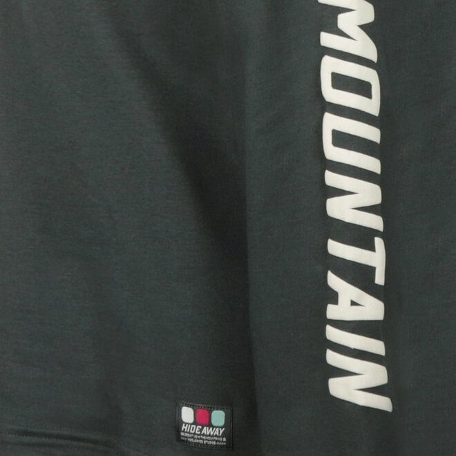 No Way Monday jongens longsleeve donkergrijs tekst