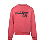 No Way Monday boys’ jumper, soft red and dark grey