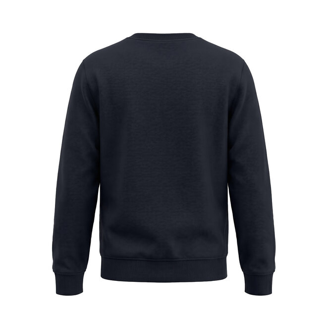 No Way Monday jongens sweater donkerblauw witte tekst