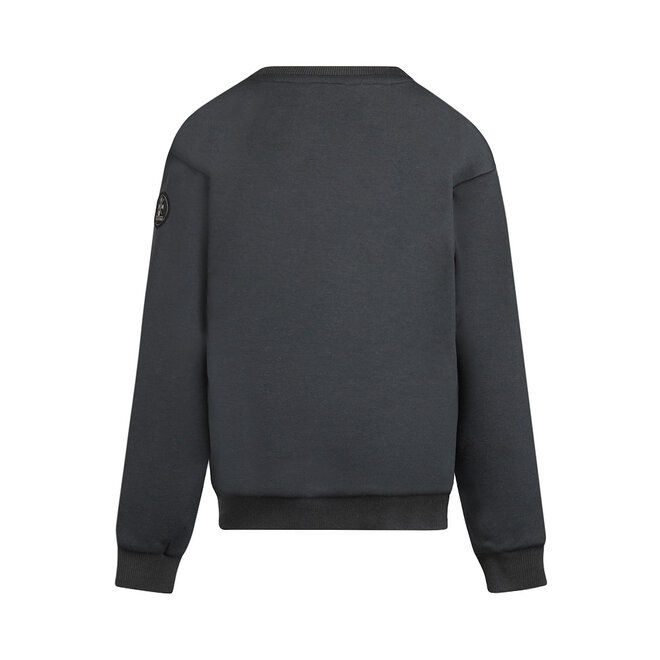 No Way Monday Jungen-Sweatshirt dunkelgrau mit Grafikdruck