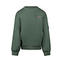 No Way Monday Jungen-Sweatshirt, Loose Fit, waldgrün, zartrosa