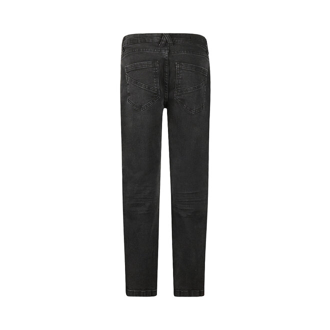 No Way Monday jongens jeans loose fit donkergrijs