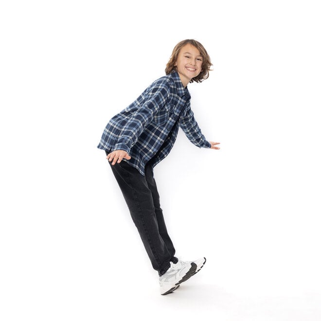 No Way Monday boys’ loose-fit jeans, dark grey