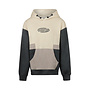 No Way Monday jongens loose fit hoodie zand colourblock