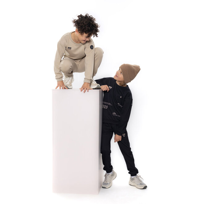 No Way Monday jongens joggingbroek zwart