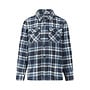 No Way Monday boys’ checked shacket, blue