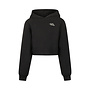 No Way Monday Mädchen-Hoodie, schwarz, boxy Fit
