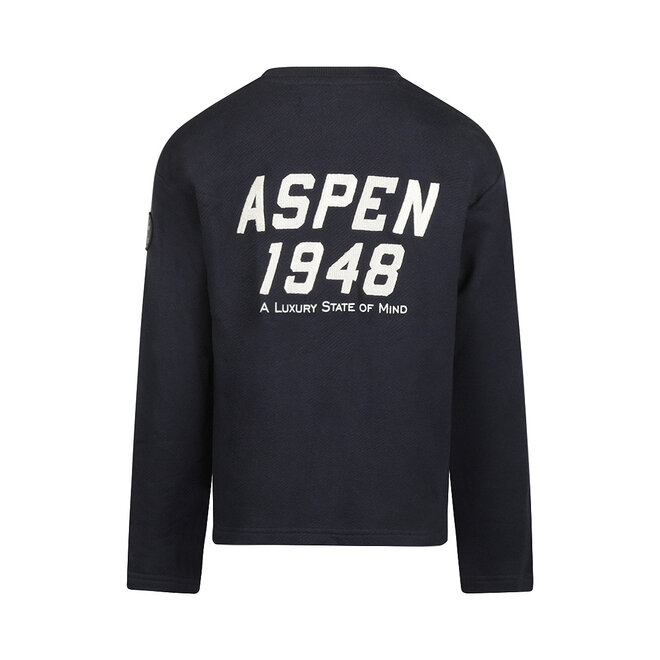 No Way Monday jongens longsleeve navy