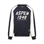 No Way Monday Jungen-Sweatshirt, lockere Passform, dunkelblau-weiß