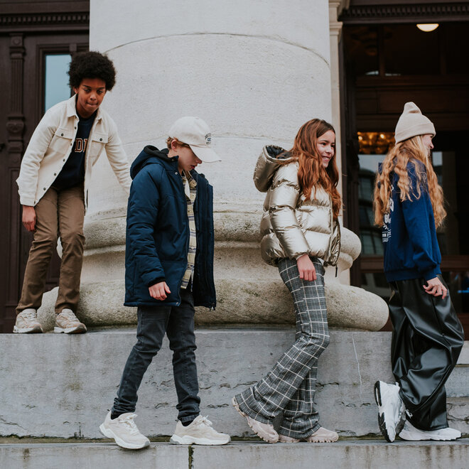 No Way Monday boys’ winter coat, dark blue, water-repellent