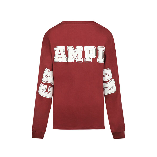 No Way Monday jongens longsleeve rood wit