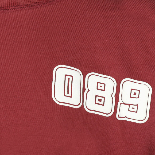 No Way Monday jongens longsleeve rood wit